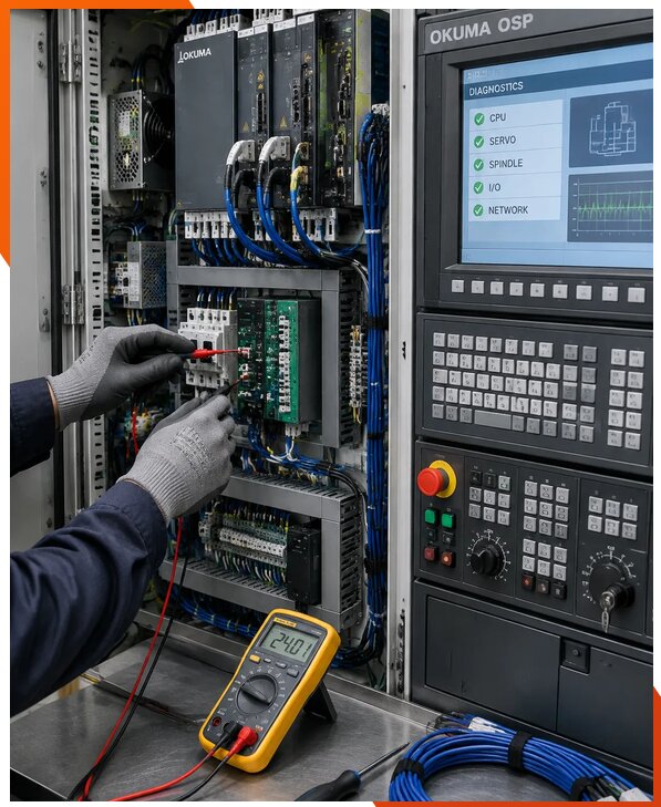Ремонт систем ЧПУ Okuma OSP в Мурманске